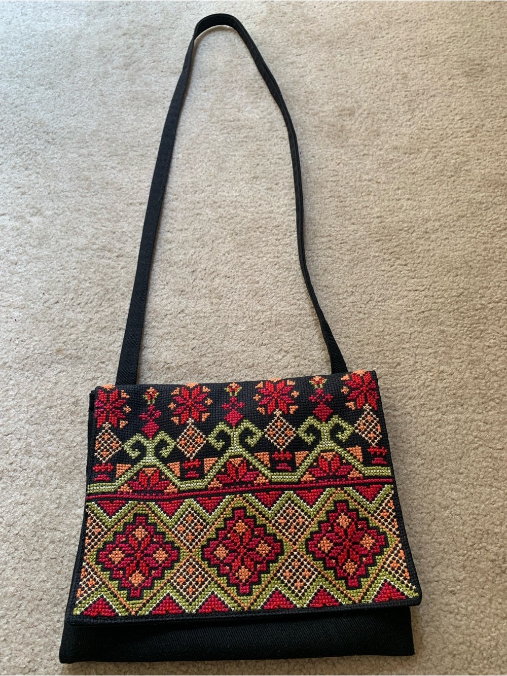 Authentic Palestinian Hand-embroidered Crossbody Bag